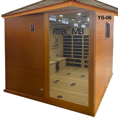 Cicuta al aire libre infrarroja 110V/220V del sitio de la sauna de la yoga multi de la función