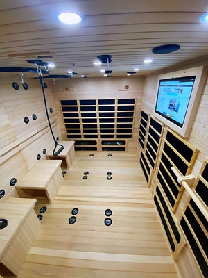 Cicuta al aire libre infrarroja 110V/220V del sitio de la sauna de la yoga multi de la función
