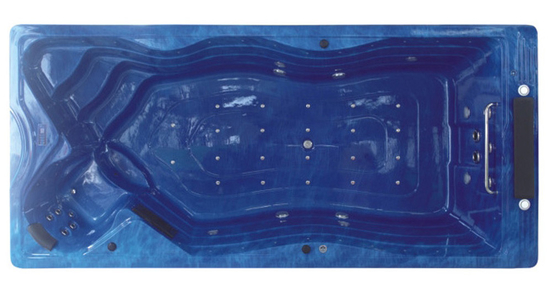 Sistema de filtración doble al aire libre grande sin fin de 7 personas de la piscina prefabricada del balneario que nada