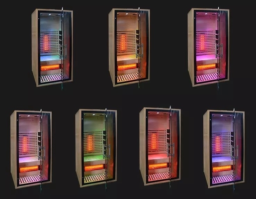 Forme el balneario infrarrojo lejano Mini Sauna For Half Body finlandés 100KG de la sauna del sitio