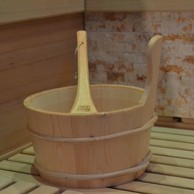 Sauna moderna de madera sólida seca de la cicuta de la sauna de vapor del panel tradicional al aire libre del control informático