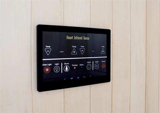 Persona seca grande Cedar Sauna de la familia 4 de la casa de combinación de la sauna de vapor del CE del tamaño