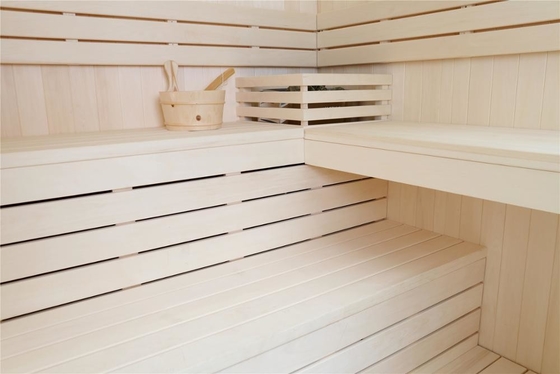 Persona seca grande Cedar Sauna de la familia 4 de la casa de combinación de la sauna de vapor del CE del tamaño