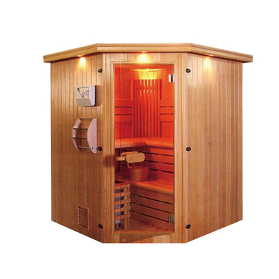 El infrarrojo de lujo de la combinación del rock y la estrella llevada sauna tradicional enciende el sitio de vapor de la esquina de la sal