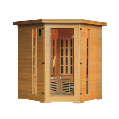 El infrarrojo de lujo de la combinación del rock y la estrella llevada sauna tradicional enciende el sitio de vapor de la esquina de la sal