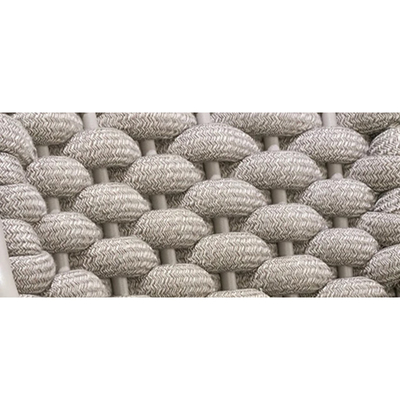 Piscina tejida cuerda al aire libre del patio del jardín de Sun Chaise Lounge Chair Khaki For de la piscina de los muebles