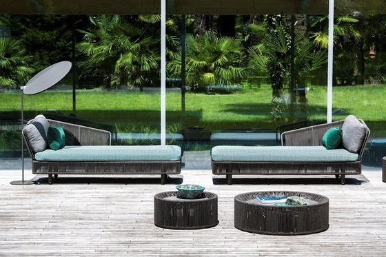 Silla al aire libre del ocioso del jardín de Chaise Lounge Daybed Contract Quality Baech del ocio del patio