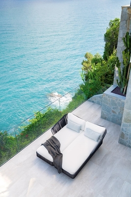 Silla al aire libre del ocioso del jardín de Chaise Lounge Daybed Contract Quality Baech del ocio del patio