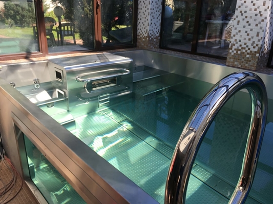 Piscina de lujo de Hydromassage del jardín del marco metálico del inground de la piscina del balneario modular hermoso 12x24 Inground de la nadada