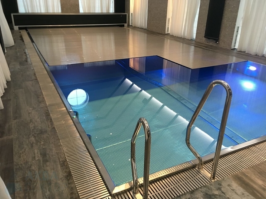 Piscina de lujo de Hydromassage del jardín del marco metálico del inground de la piscina del balneario modular hermoso 12x24 Inground de la nadada