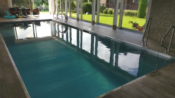 Piscina de la estructura de acero de los Ss que nada 316 grandes rectangular sobre las piscinas modulares de tierra
