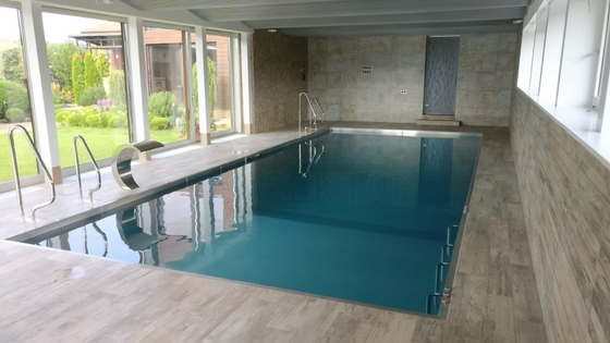 Piscina de la estructura de acero de los Ss que nada 316 grandes rectangular sobre las piscinas modulares de tierra