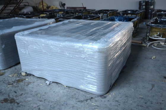 Casa prefabricada grande de 5 personas sobre la piscina rectangular de tierra de la tina caliente de la piscina los 2.2m
