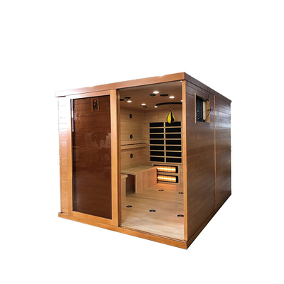 Sitio al aire libre de la sauna de la yoga de la sauna del sitio de la cicuta seca infrarroja caliente del vapor