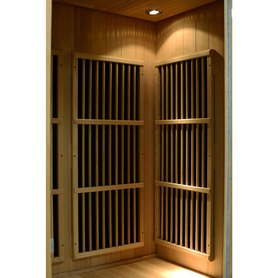 Cicuta canadiense infrarroja lejana interior 9KW de madera de la persona del sitio 2-4 de la sauna