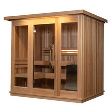 4-6 picea nórdica interior tradicional de las saunas 9kw de la persona seca con el calentador de Harvia
