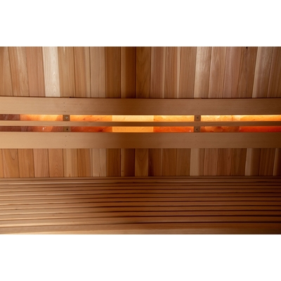 4-6 picea nórdica interior tradicional de las saunas 9kw de la persona seca con el calentador de Harvia
