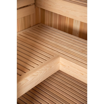 4-6 picea nórdica interior tradicional de las saunas 9kw de la persona seca con el calentador de Harvia