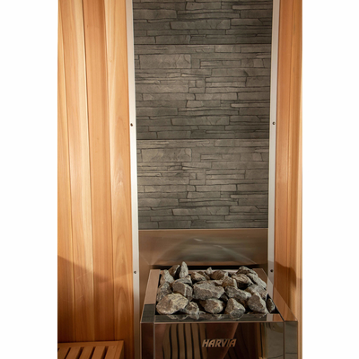 4-6 picea nórdica interior tradicional de las saunas 9kw de la persona seca con el calentador de Harvia