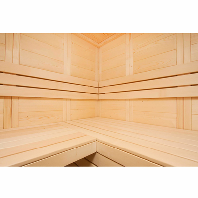 bisagras nórdicas sólidas interiores de los SS de la picea del vapor 8kw del sitio tradicional de la sauna