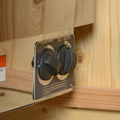 6 picea nórdica interior tradicional de las saunas 9kw de la persona seca con el calentador de Harvia