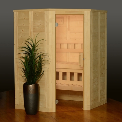 sitio nórdico de la sauna del vapor de la picea de la sauna 6kw de la persona seca tradicional del sitio ETL 2