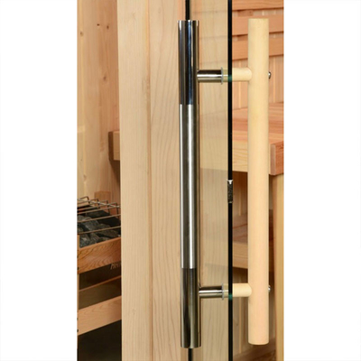 Caja prefabricada de madera de la sauna del cedro rojo de 2-3 personas del vapor de la sauna del canadiense tradicional interior del sitio