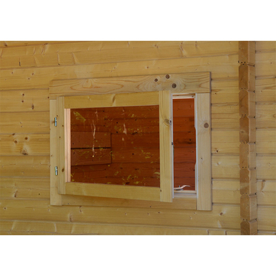 Cabina infrarroja lejana de madera de la sauna de 6 personas de la picea nórdica al aire libre tradicional